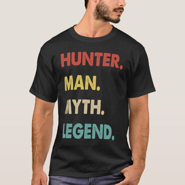 Camiseta Leyenda de mito de Hunter Man 1 (Anverso)