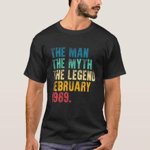 Camiseta Leyenda De Mito De Vintage 1969 Hombre 52Nd Bday G