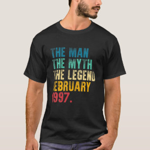 Camiseta Leyenda De Mitos De Vintage De 1997 De 24Th Bday G