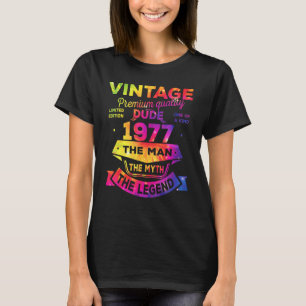 Camiseta Leyenda de Mitos del Hombre de los Hombres 1977 46