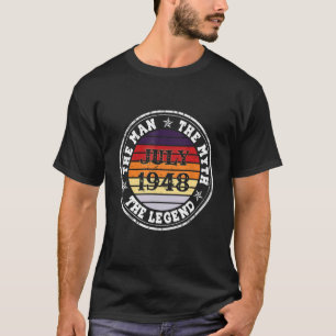 Camiseta Leyenda de Mitos del Hombre de los Hombres Julio 1
