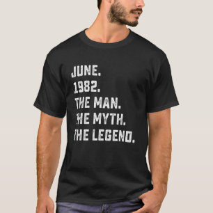 Camiseta Leyenda de Mitos del Hombre de los Hombres Junio 1