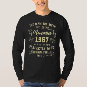 Camiseta Leyenda de Mitos del Hombre de los Hombres Noviemb