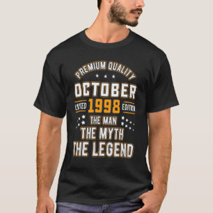 Camiseta Leyenda de Mitos del Hombre de los Hombres Octubre