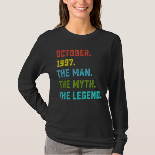 Camiseta Leyenda de Mitos del Hombre de los Hombres Octubre