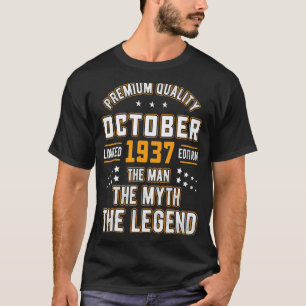 Camiseta Leyenda de Mitos del Hombre de los Hombres Octubre