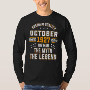 Camiseta Leyenda de Mitos del Hombre de los Hombres Octubre