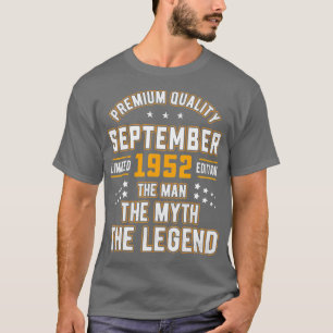 Camiseta Leyenda de Mitos del Hombre de los Hombres Septiem