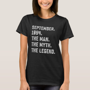 Camiseta Leyenda de Mitos del Hombre de los Hombres Septiem