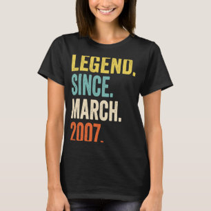 Camiseta Leyenda de niño de 16 años desde marzo de 2007 16º