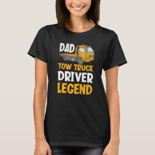 Camiseta Leyenda de papá conductor de grúa