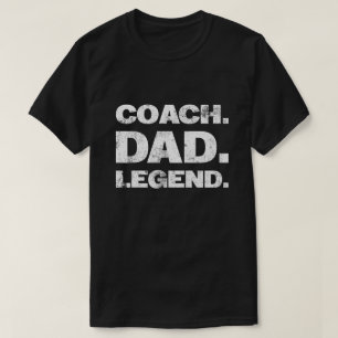 Camiseta Leyenda de Papá Entrenador Regalo Divertido Deport