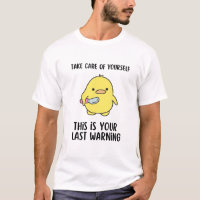 Leyenda de pato amarillo gracioso dice