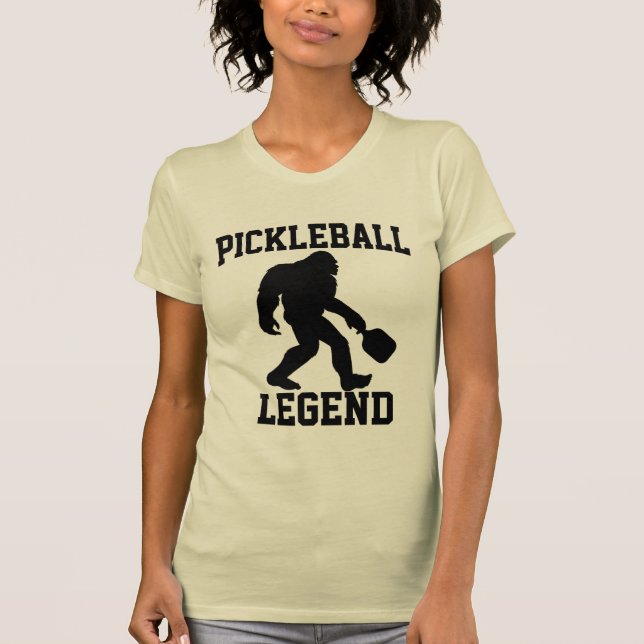 Camiseta Leyenda de pellebol Funny Bigfoot (Anverso)