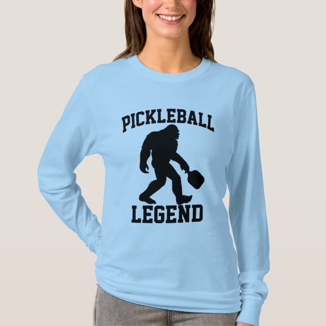 Camiseta Leyenda de pellebol Funny Bigfoot (Anverso)