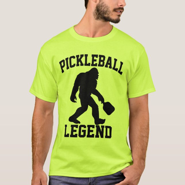 Camiseta Leyenda de pellebol Funny Bigfoot (Anverso)