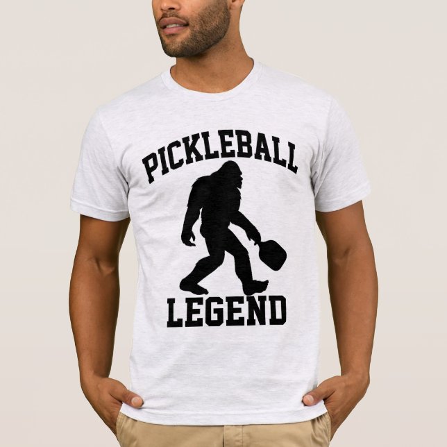 Camiseta Leyenda de pellebol Funny Bigfoot (Anverso)