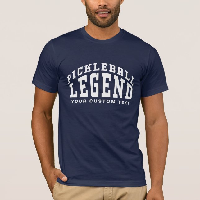 Camiseta Leyenda de pelota Nombre personalizado Funny Pickl (Anverso)