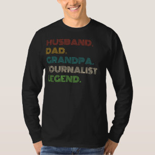 Camiseta Leyenda de periodismo: Esposo, papá, abuelo - Grac