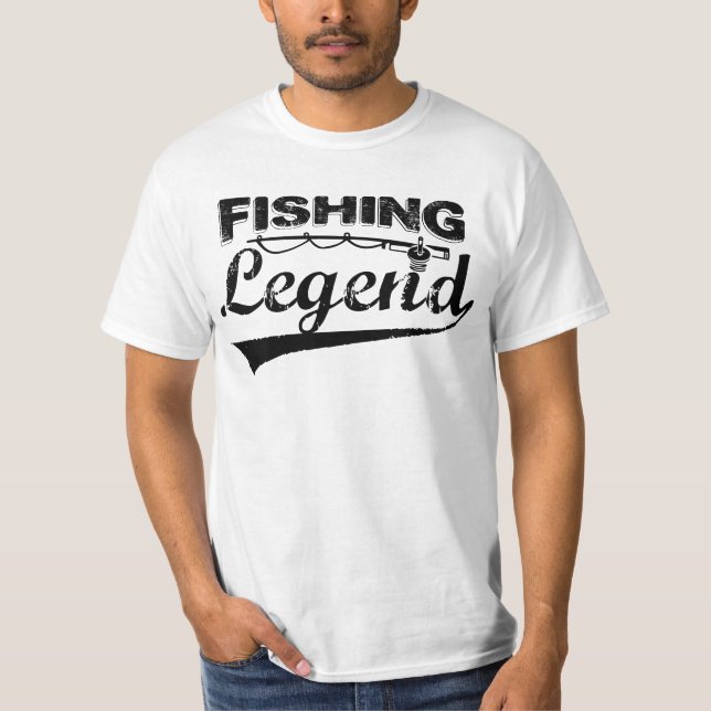 Camiseta Leyenda de pesca (Anverso)