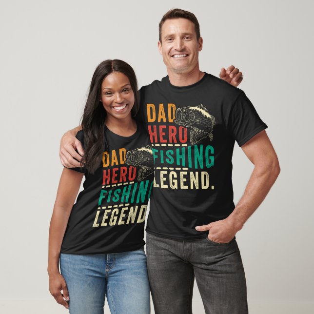 Camiseta Leyenda de pesca de Hero Dad (Unisexo)