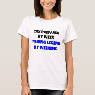 Camiseta Leyenda de pesca de preparador de impuestos