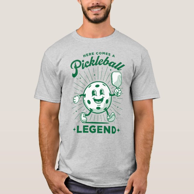 Camiseta LEYENDA DE PICKLEBALL por PickleballPlayerz (Anverso)