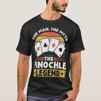 Camiseta Leyenda de Pinochle - Juego de Cartas Divertido Pi