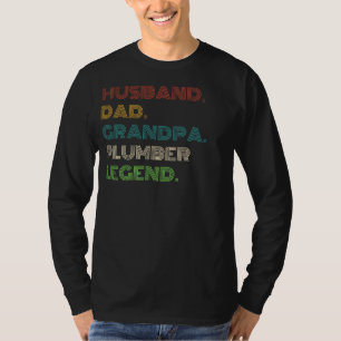 Camiseta Leyenda de plomo: Esposo, papá, abuelo - Tee diver
