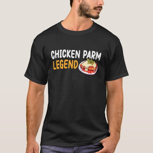 Camiseta Leyenda de pollo Parm (Anverso)
