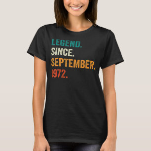 Camiseta Leyenda de regalo de 50 años desde septiembre de 1