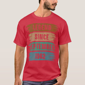 Camiseta Leyenda de regalo de 60 años desde septiembre de 1