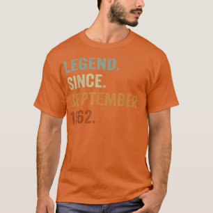 Camiseta Leyenda de regalo de 60 años desde septiembre de 1