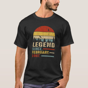 Camiseta Leyenda de regalo de cumpleaños retro de 54 años d