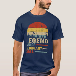 Camiseta Leyenda de regalo de cumpleaños retro de 60 años d