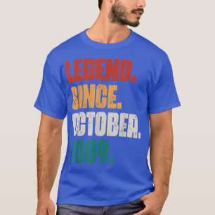 Camiseta Leyenda de regalos de 13 años desde octubre de 200