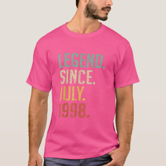 Camiseta Leyenda de regalos de 26 años desde julio de 1998 