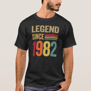 Camiseta Leyenda de Regalos de 40 años desde 1982 - 40º Día