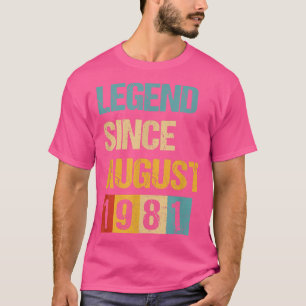 Camiseta Leyenda de regalos de 41 años desde el nacimiento 