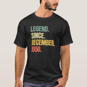 Camiseta Leyenda de regalos para mujeres hombres de 70 años