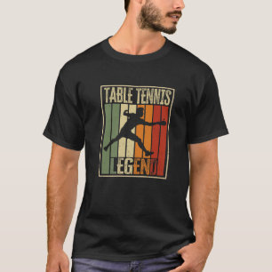 Camiseta Leyenda de tenis de mesa. Cita divertida de Ping P