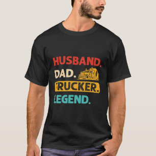 Camiseta Leyenda del camionero del marido