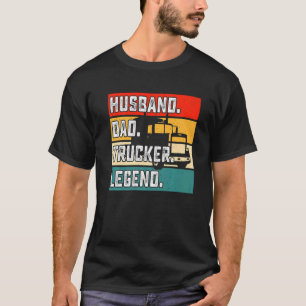 Camiseta Leyenda del camionero del marido