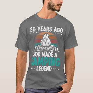 Camiseta Leyenda del campamento de 26 años Scout cumpleaños