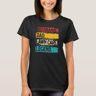 Camiseta Leyenda Del Cuidado Del Césped Padre Marido Hombre