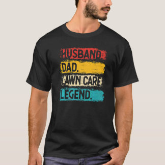 Camiseta Leyenda Del Cuidado Del Césped Padre Marido Hombre