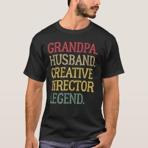 Camiseta Leyenda del director creativo del abuelo de la Ind
