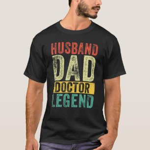 Camiseta Leyenda del doctor padre esposo hombre Día del pad