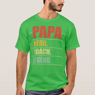Camiseta Leyenda del entrenador de héroes de papá