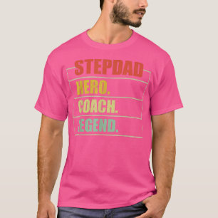 Camiseta Leyenda del entrenador del héroe masculino Stepdad